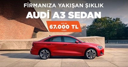 Firmanıza Yakışan Şıklık Audi A3 Sedan